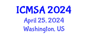 International Conference on Marine Science and Aquaculture (ICMSA) April 25, 2024 - Washington, United States