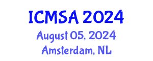 International Conference on Marine Science and Aquaculture (ICMSA) August 05, 2024 - Amsterdam, Netherlands
