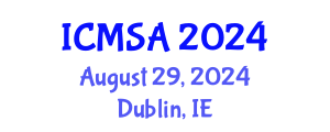 International Conference on Marine Science and Aquaculture (ICMSA) August 29, 2024 - Dublin, Ireland