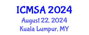 International Conference on Marine Science and Aquaculture (ICMSA) August 22, 2024 - Kuala Lumpur, Malaysia