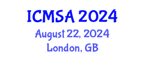 International Conference on Marine Science and Aquaculture (ICMSA) August 22, 2024 - London, United Kingdom