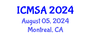 International Conference on Marine Science and Aquaculture (ICMSA) August 05, 2024 - Montreal, Canada