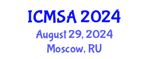 International Conference on Marine Science and Aquaculture (ICMSA) August 29, 2024 - Moscow, Russia