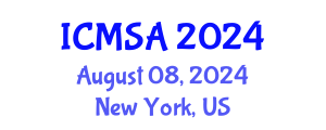 International Conference on Marine Science and Aquaculture (ICMSA) August 08, 2024 - New York, United States