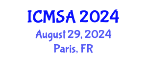 International Conference on Marine Science and Aquaculture (ICMSA) August 29, 2024 - Paris, France