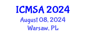 International Conference on Marine Science and Aquaculture (ICMSA) August 08, 2024 - Warsaw, Poland