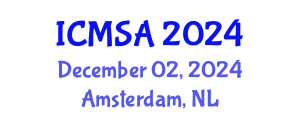 International Conference on Marine Science and Aquaculture (ICMSA) December 02, 2024 - Amsterdam, Netherlands