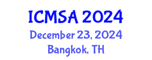 International Conference on Marine Science and Aquaculture (ICMSA) December 23, 2024 - Bangkok, Thailand