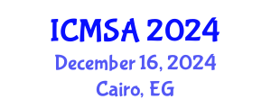 International Conference on Marine Science and Aquaculture (ICMSA) December 16, 2024 - Cairo, Egypt