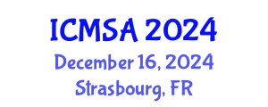 International Conference on Marine Science and Aquaculture (ICMSA) December 16, 2024 - Strasbourg, France