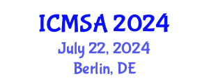International Conference on Marine Science and Aquaculture (ICMSA) July 22, 2024 - Berlin, Germany