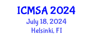 International Conference on Marine Science and Aquaculture (ICMSA) July 18, 2024 - Helsinki, Finland