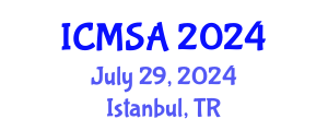 International Conference on Marine Science and Aquaculture (ICMSA) July 29, 2024 - Istanbul, Turkey