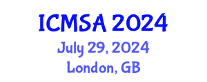 International Conference on Marine Science and Aquaculture (ICMSA) July 29, 2024 - London, United Kingdom