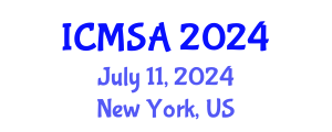 International Conference on Marine Science and Aquaculture (ICMSA) July 11, 2024 - New York, United States