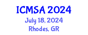 International Conference on Marine Science and Aquaculture (ICMSA) July 18, 2024 - Rhodes, Greece