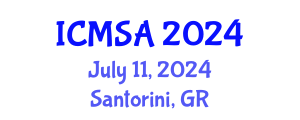 International Conference on Marine Science and Aquaculture (ICMSA) July 11, 2024 - Santorini, Greece
