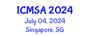 International Conference on Marine Science and Aquaculture (ICMSA) July 04, 2024 - Singapore, Singapore