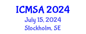 International Conference on Marine Science and Aquaculture (ICMSA) July 15, 2024 - Stockholm, Sweden