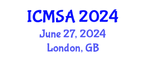 International Conference on Marine Science and Aquaculture (ICMSA) June 27, 2024 - London, United Kingdom