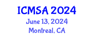 International Conference on Marine Science and Aquaculture (ICMSA) June 13, 2024 - Montreal, Canada