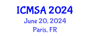 International Conference on Marine Science and Aquaculture (ICMSA) June 20, 2024 - Paris, France