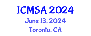 International Conference on Marine Science and Aquaculture (ICMSA) June 13, 2024 - Toronto, Canada