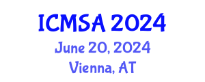 International Conference on Marine Science and Aquaculture (ICMSA) June 20, 2024 - Vienna, Austria