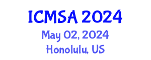 International Conference on Marine Science and Aquaculture (ICMSA) May 02, 2024 - Honolulu, United States