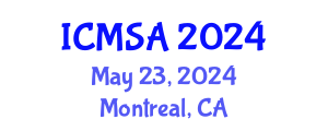 International Conference on Marine Science and Aquaculture (ICMSA) May 23, 2024 - Montreal, Canada