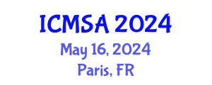 International Conference on Marine Science and Aquaculture (ICMSA) May 16, 2024 - Paris, France
