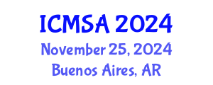 International Conference on Marine Science and Aquaculture (ICMSA) November 25, 2024 - Buenos Aires, Argentina