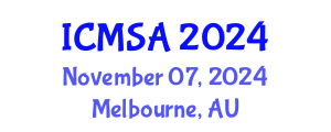 International Conference on Marine Science and Aquaculture (ICMSA) November 07, 2024 - Melbourne, Australia