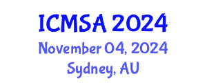 International Conference on Marine Science and Aquaculture (ICMSA) November 04, 2024 - Sydney, Australia