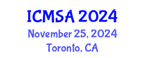 International Conference on Marine Science and Aquaculture (ICMSA) November 25, 2024 - Toronto, Canada