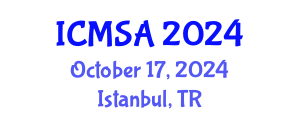 International Conference on Marine Science and Aquaculture (ICMSA) October 17, 2024 - Istanbul, Turkey