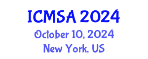 International Conference on Marine Science and Aquaculture (ICMSA) October 10, 2024 - New York, United States