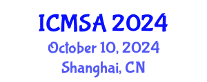 International Conference on Marine Science and Aquaculture (ICMSA) October 10, 2024 - Shanghai, China
