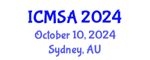 International Conference on Marine Science and Aquaculture (ICMSA) October 10, 2024 - Sydney, Australia