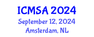 International Conference on Marine Science and Aquaculture (ICMSA) September 12, 2024 - Amsterdam, Netherlands
