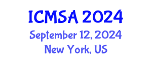 International Conference on Marine Science and Aquaculture (ICMSA) September 12, 2024 - New York, United States