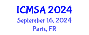 International Conference on Marine Science and Aquaculture (ICMSA) September 16, 2024 - Paris, France