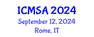 International Conference on Marine Science and Aquaculture (ICMSA) September 12, 2024 - Rome, Italy