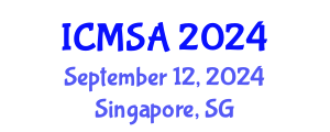 International Conference on Marine Science and Aquaculture (ICMSA) September 12, 2024 - Singapore, Singapore