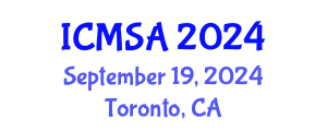 International Conference on Marine Science and Aquaculture (ICMSA) September 19, 2024 - Toronto, Canada
