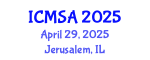 International Conference on Marine Science and Aquaculture (ICMSA) April 29, 2025 - Jerusalem, Israel