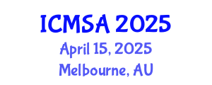 International Conference on Marine Science and Aquaculture (ICMSA) April 15, 2025 - Melbourne, Australia