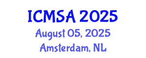 International Conference on Marine Science and Aquaculture (ICMSA) August 05, 2025 - Amsterdam, Netherlands