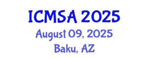 International Conference on Marine Science and Aquaculture (ICMSA) August 09, 2025 - Baku, Azerbaijan
