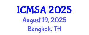 International Conference on Marine Science and Aquaculture (ICMSA) August 19, 2025 - Bangkok, Thailand